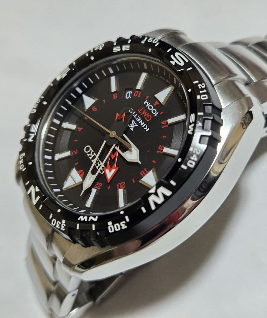 アントニオ二宮専用 SEIKO Kineticプロスペックス GMT 腕時計