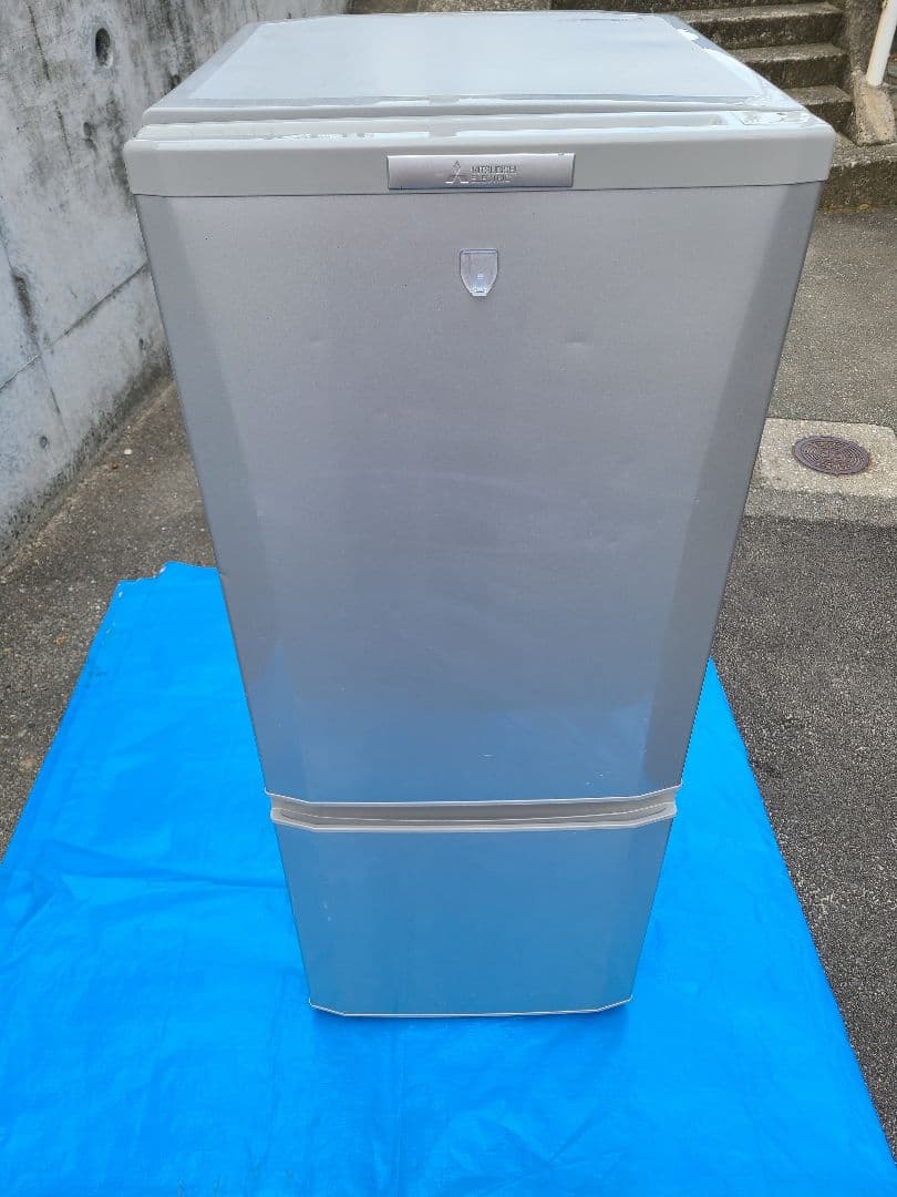 三菱 2ドア冷蔵庫 シルバー 福岡県福津市取り来る歓迎