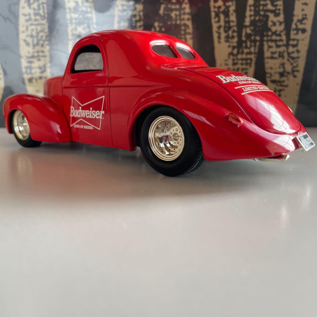 ミニカー Budweiser '41 Willys Street ROD
