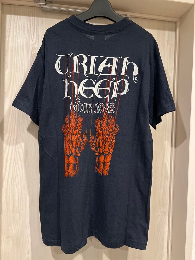 オリジナル 80s Uriah Heep ABOMINOG 1982 ツアーT