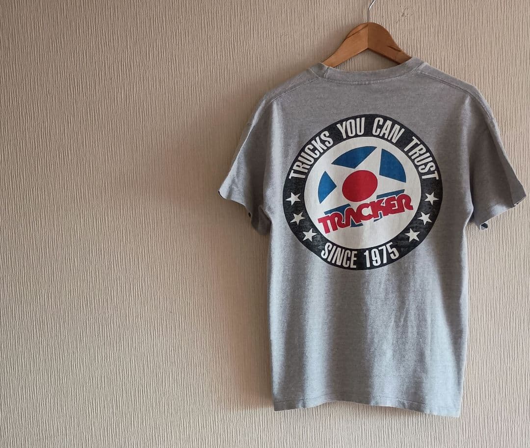 80s 希少 USA製 トラッカー TRACKER Tシャツ ビンテージ
