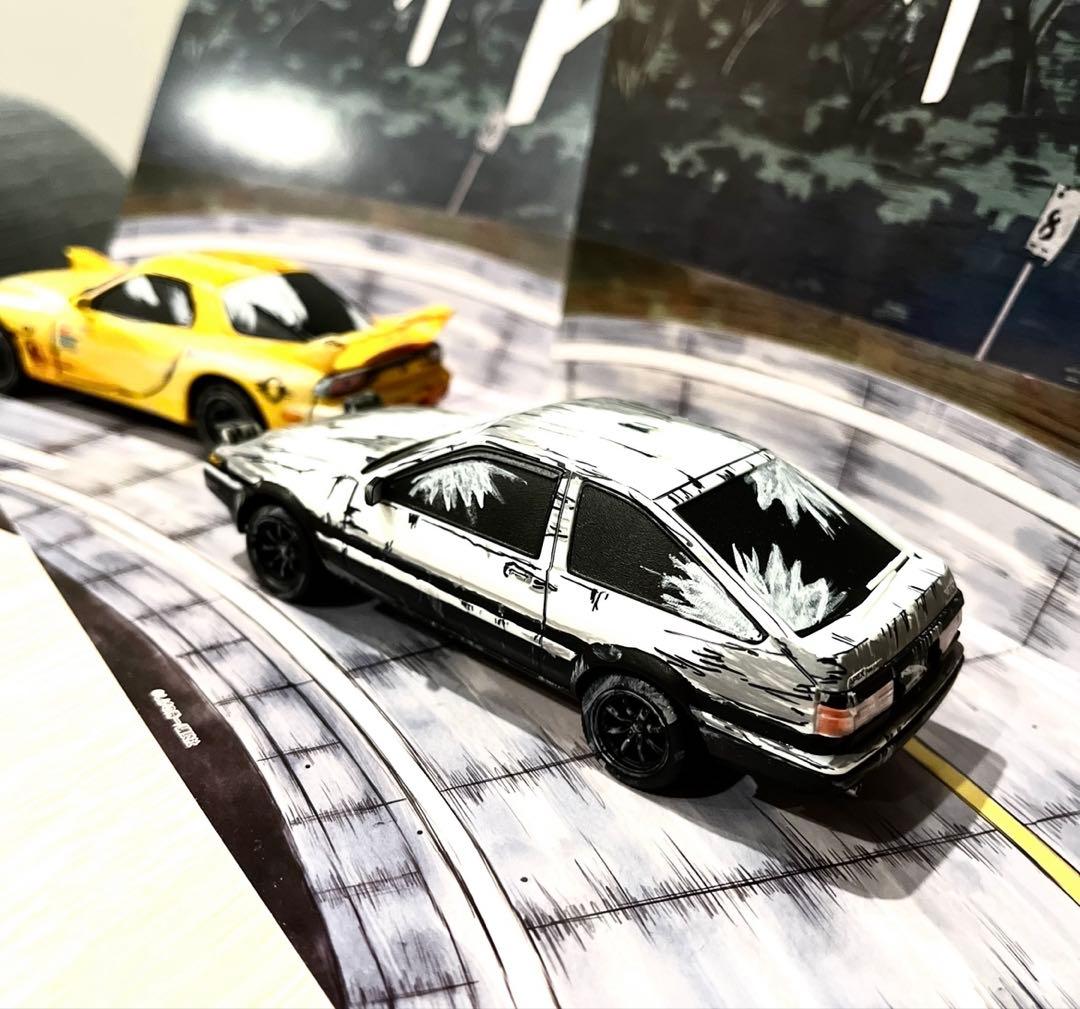 頭文字D 漫画風　二次元塗装