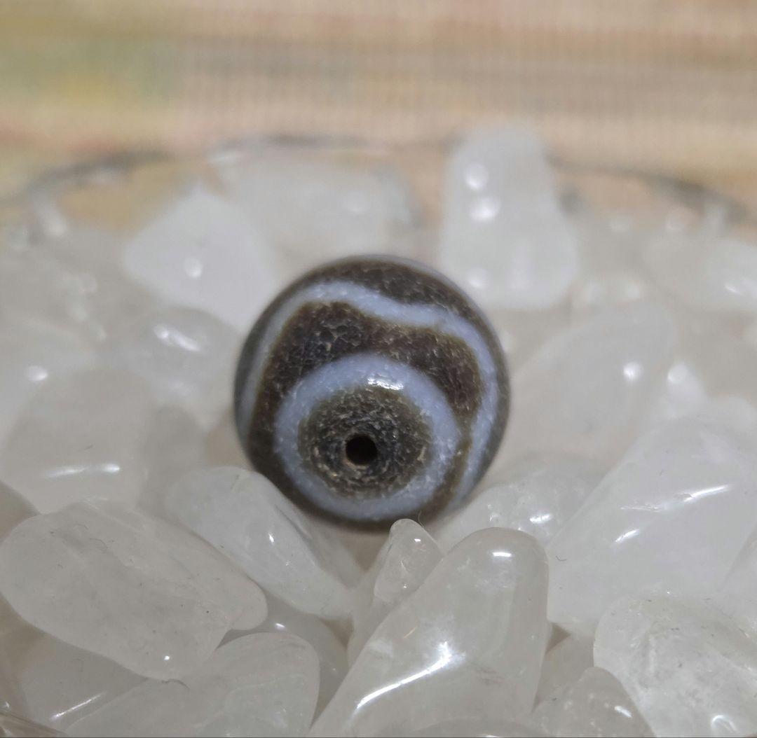 051　天珠　楕円形　水紋天珠　dzibeads！