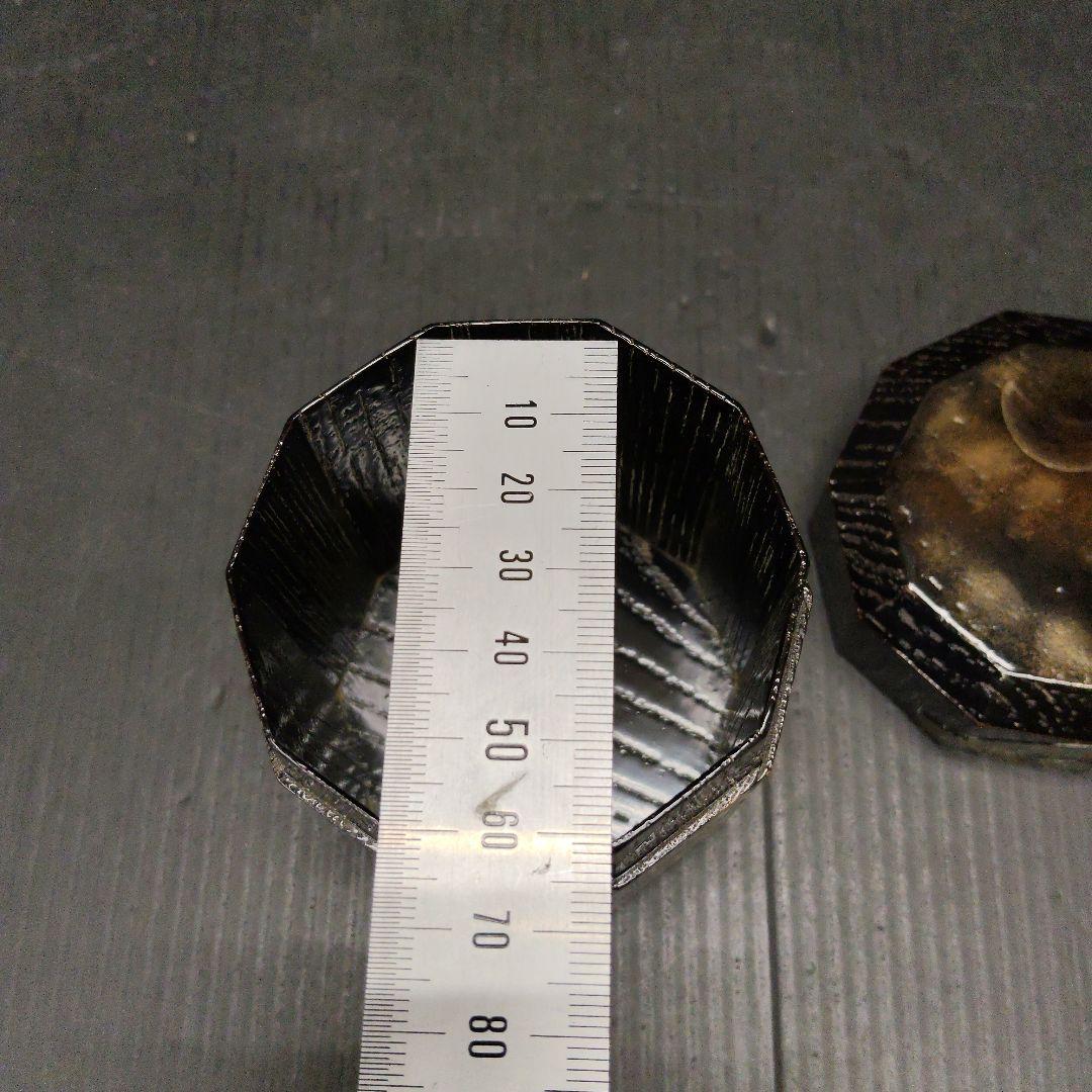 茶道具 高橋峯房 野々宮蒔絵 替茶器 十角棗 76