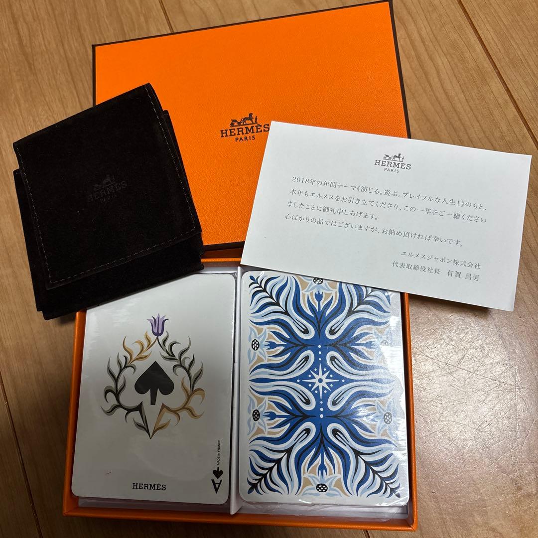新品未使用品　HERMES エルメス トランプ プレイングカード フランス製