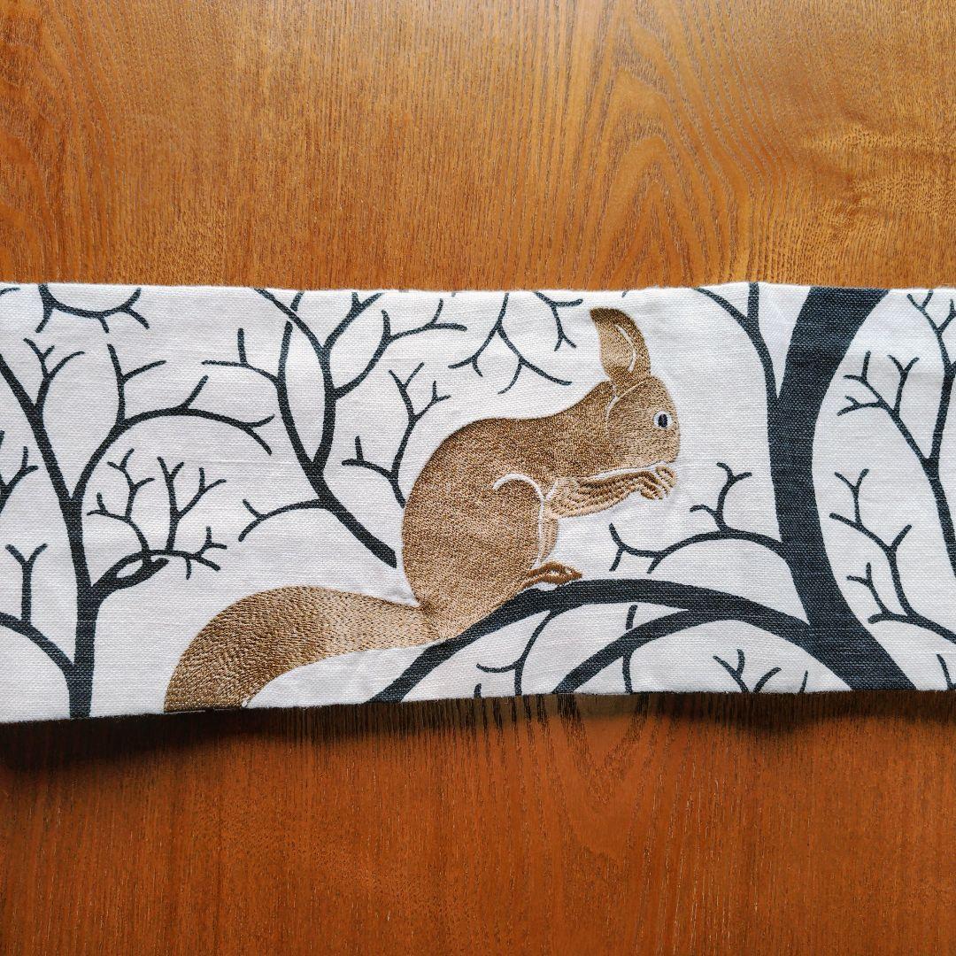 二部式作り帯　鳥　リス柄　[玉のり] 笑うキモノ生活