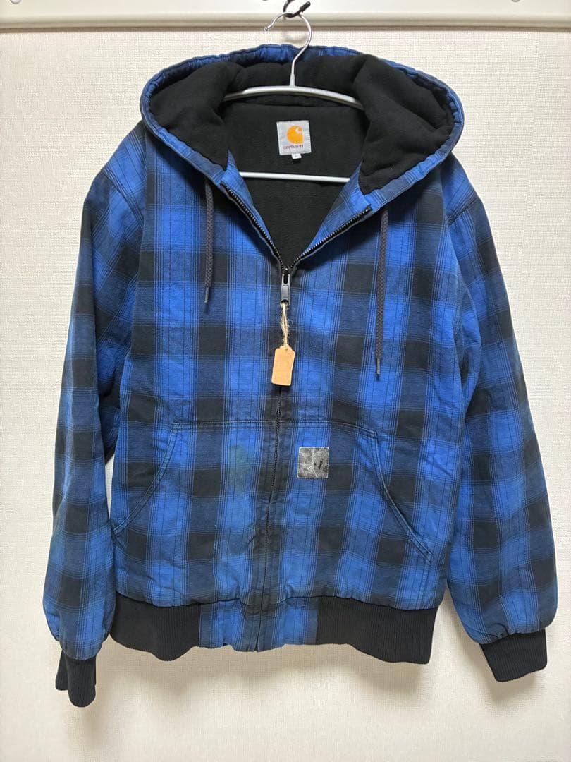 希少　カーハート　carhartt アクティブジャケット　オンブレチェック　柄