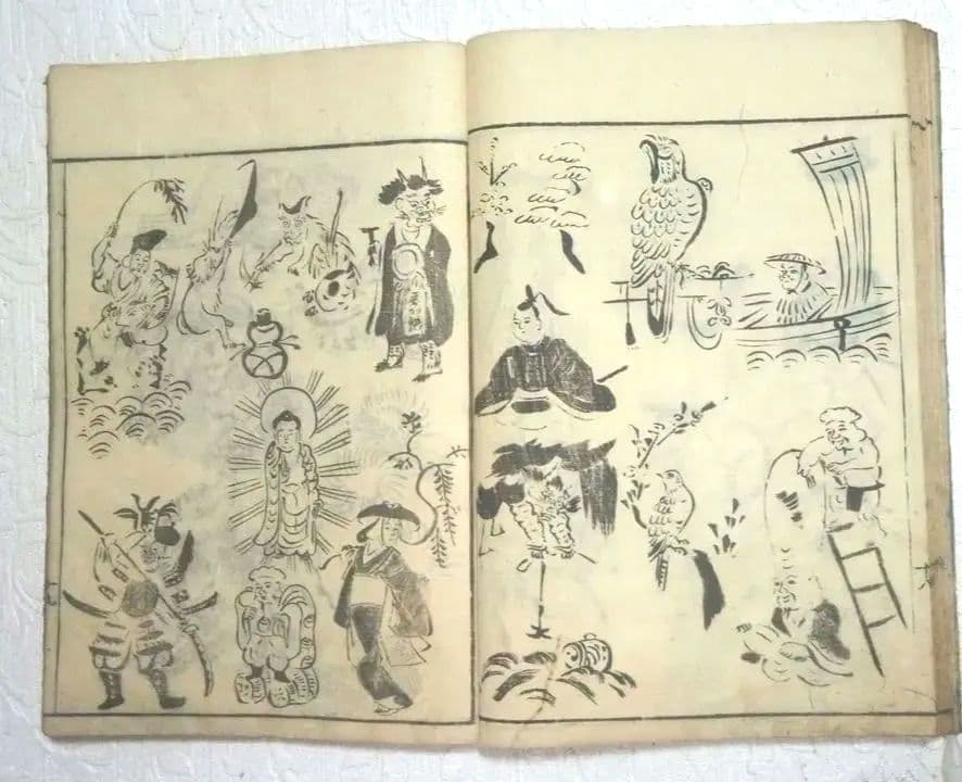 諸職画鑑版画本(黒摺り版画本)鍬形恵齋画(北尾政美)寛政6年寅蠟月出版(初版)