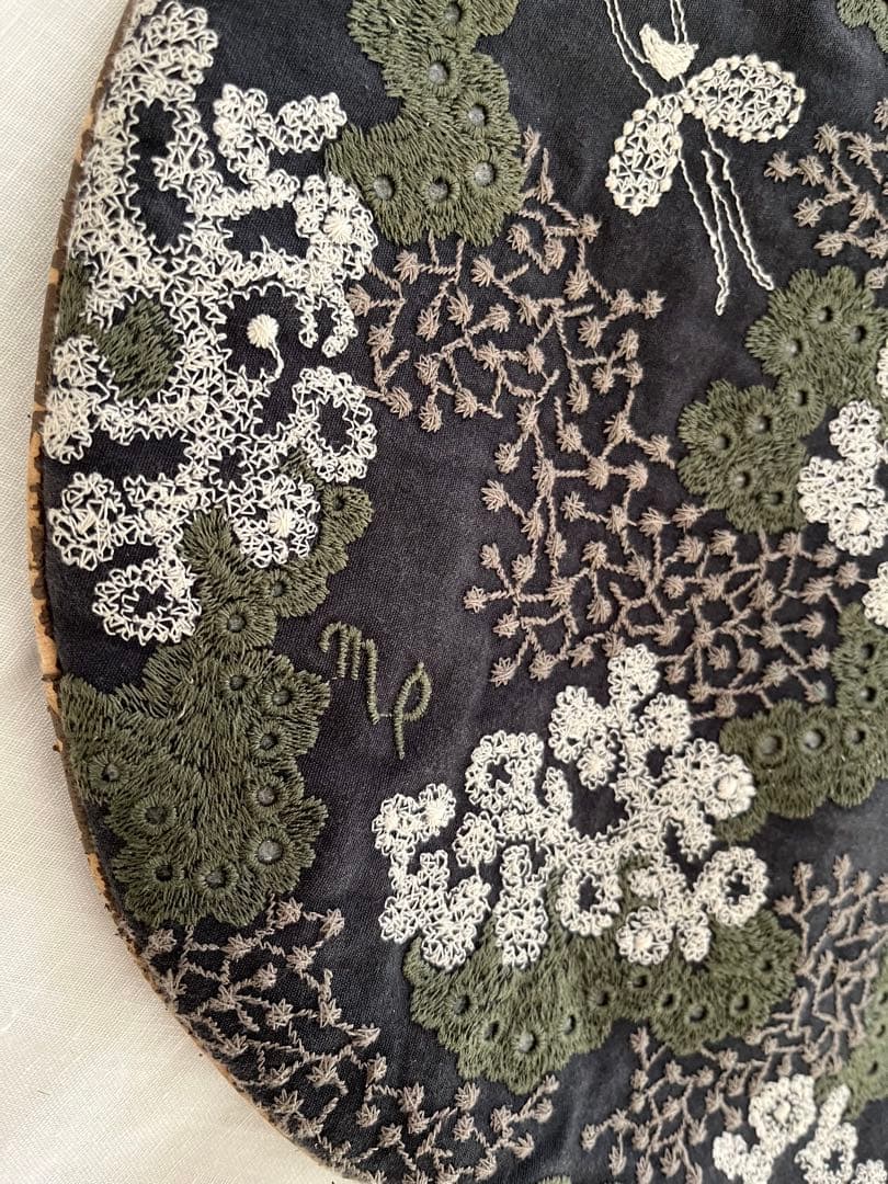 1/22本日まで　ミナペルホネン エッグバッグ　happy camouflage