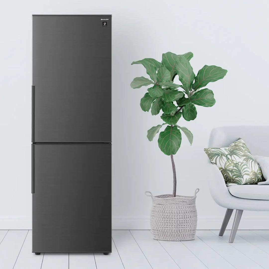 SHARP★冷凍冷蔵庫★SJ-AK31F★ブラック★310L★プラズマクラスター