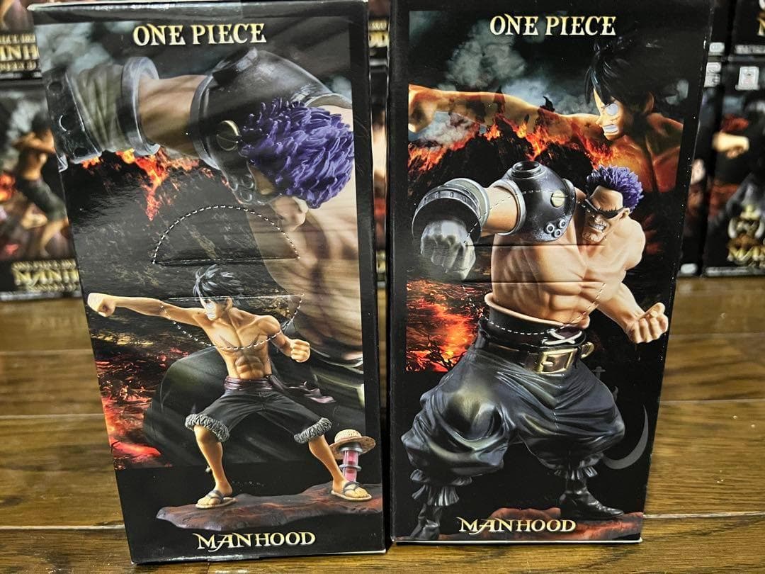 【50個セット】ONE PIECE MANHOOD フィギュア ルフィ ゼット