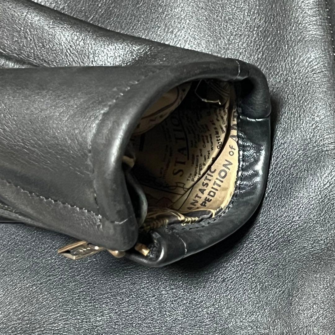 【希少サイズLL】 ライダースジャケット シングルライダース　牛革　NANKAI