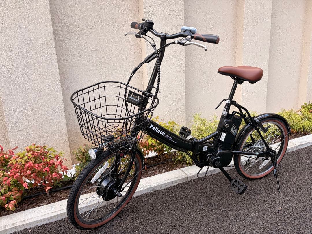 美品・3年保証付・Poltecs 20インチ電動アシスト自転車