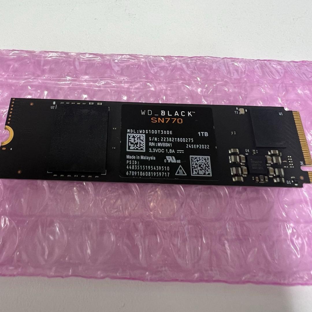 内蔵型SSD WD Black SN770 1TB