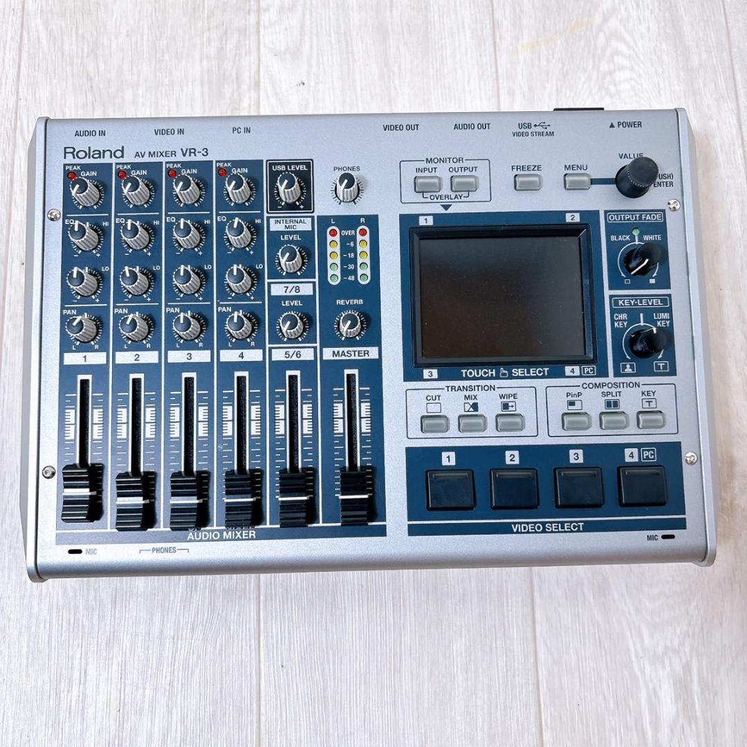 廃盤品 Roland ローランド AVミキサー VR-3 ライブ配信 軽量モデル