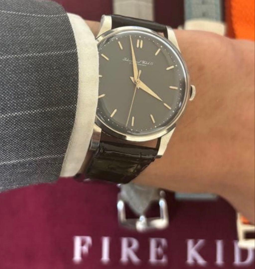 【希少】IWC 腕時計vintage 筆記体ロゴCal89メンズドレスウォッチ