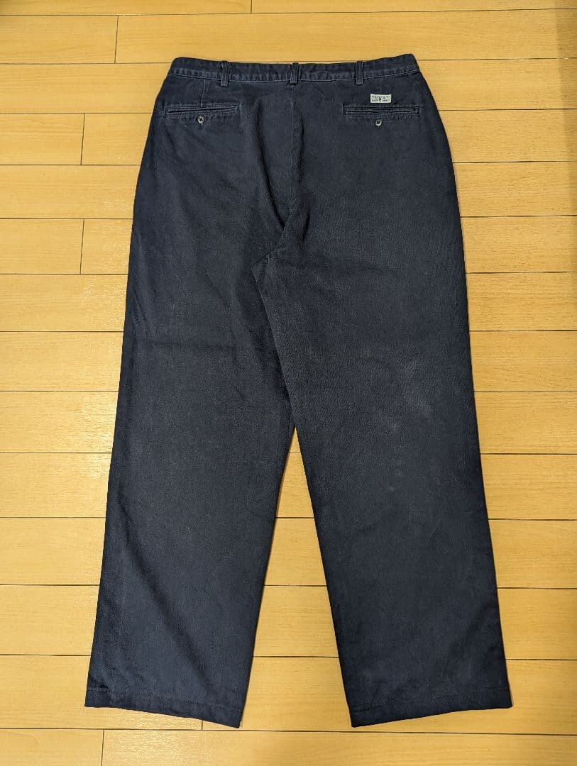 USA製　90s　ポロラルフローレン　ポロチノ　ネイビー　ANDREW PANT
