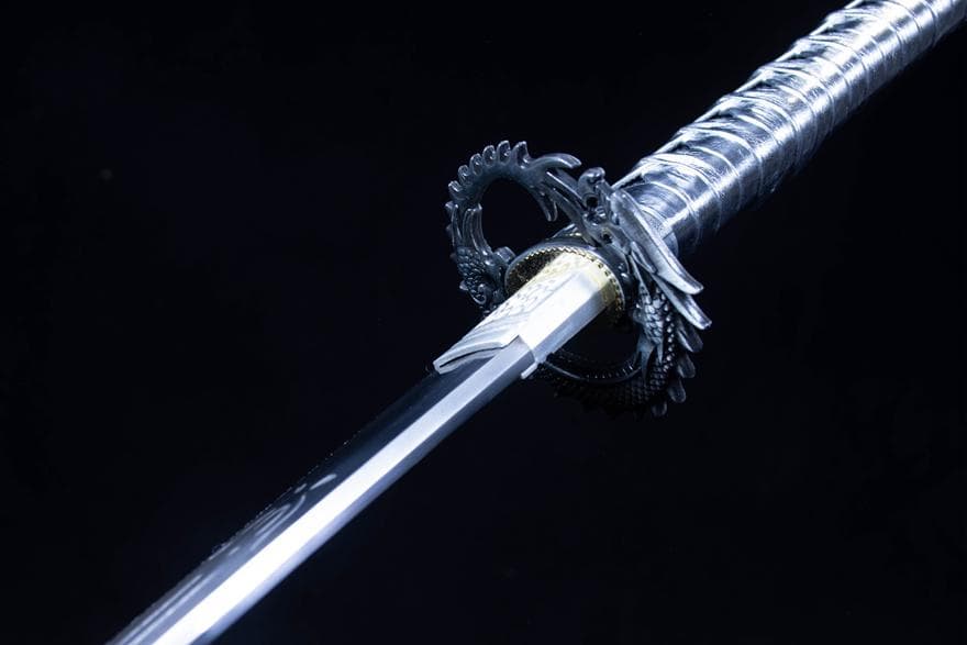 斬龍武士刀-高性能マンガン鋼 日本刀 模造刀 居合刀