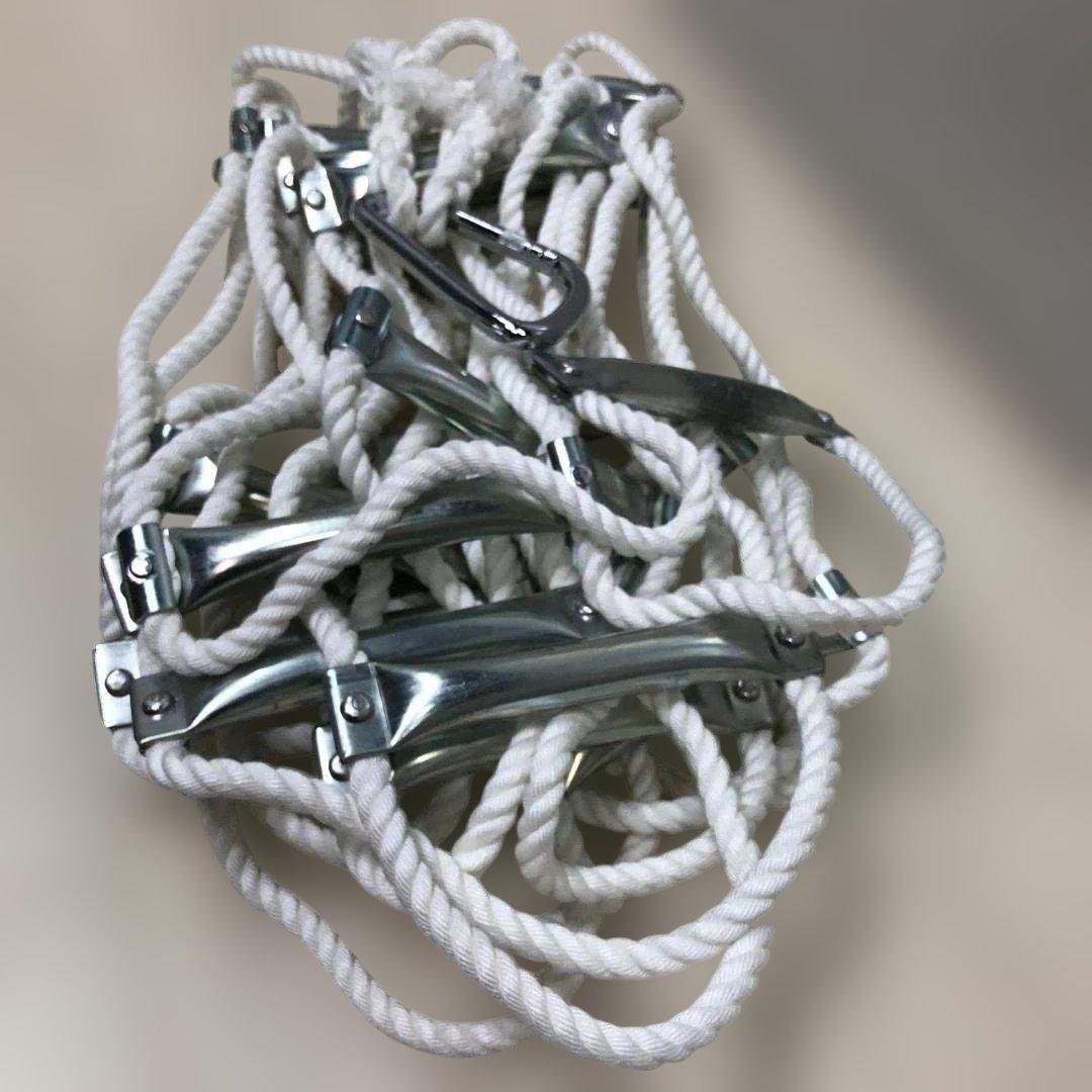 送料無料 避難ロープ はしご ステップダウン II型 約7m 250911-7