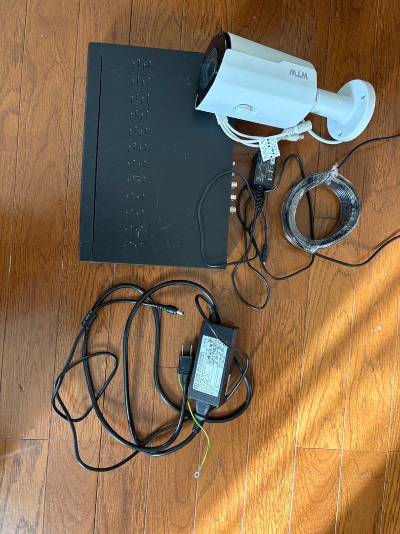 WTW ビデオレコーダー 4TB セット　カメラ　ケーブルセット不具合確認