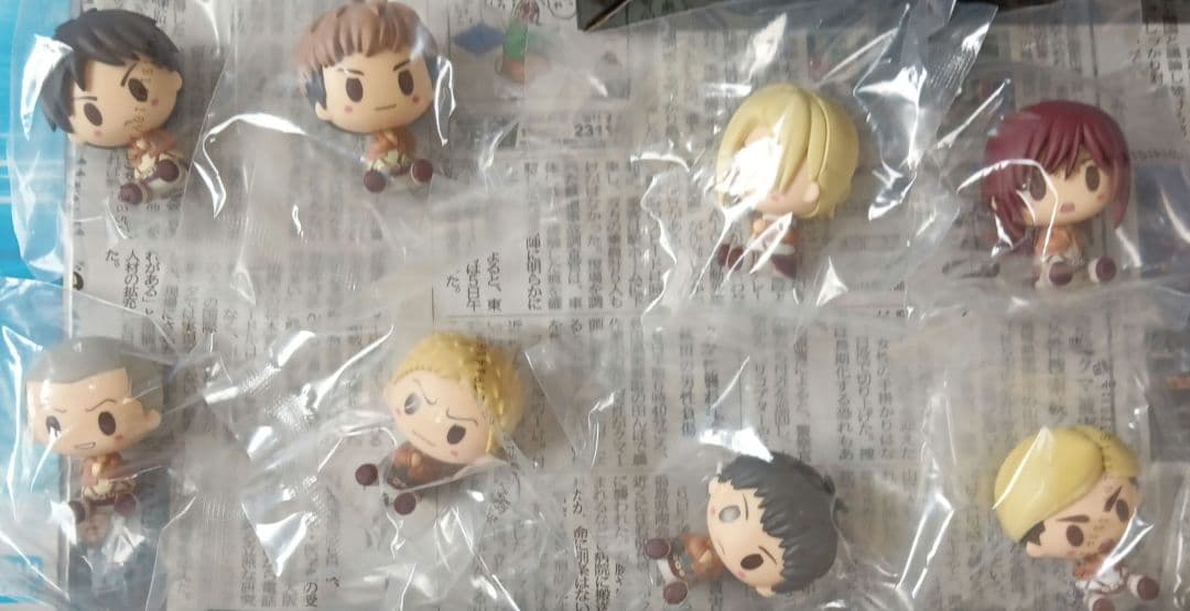 一番くじ　進撃の巨人　フィギュア　フルコンプ　セット　ちょこのっこ　ラストワン
