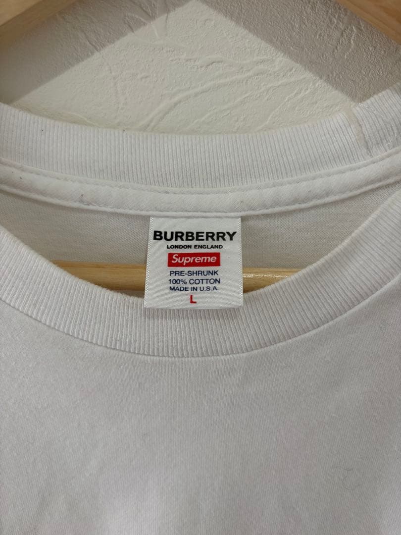 Supreme Burberry BOX LOGO ボックスロゴ　Tシャツ