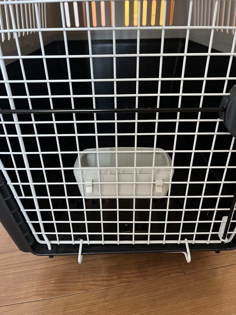 【美品】ペットキャリー キャスター付き ゲージ ペットハウス 飛行機
