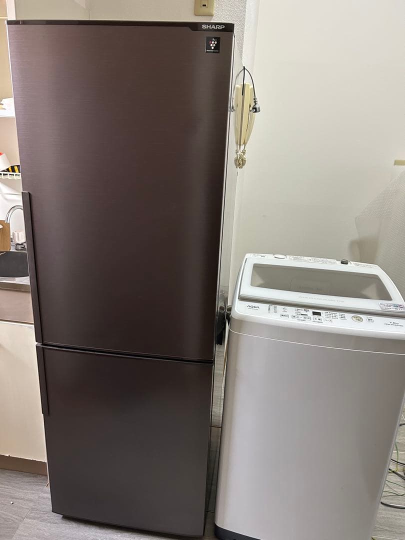 福岡市配送設置無料　271L冷蔵庫、7kg洗濯機セット