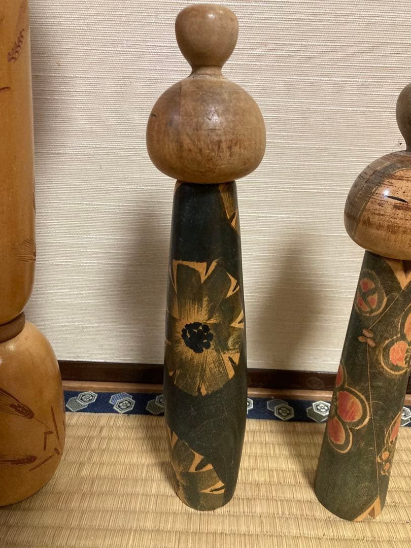 こけし　4点まとめ売り　岸貞夫　栗林一雪　レトロ　アンティーク