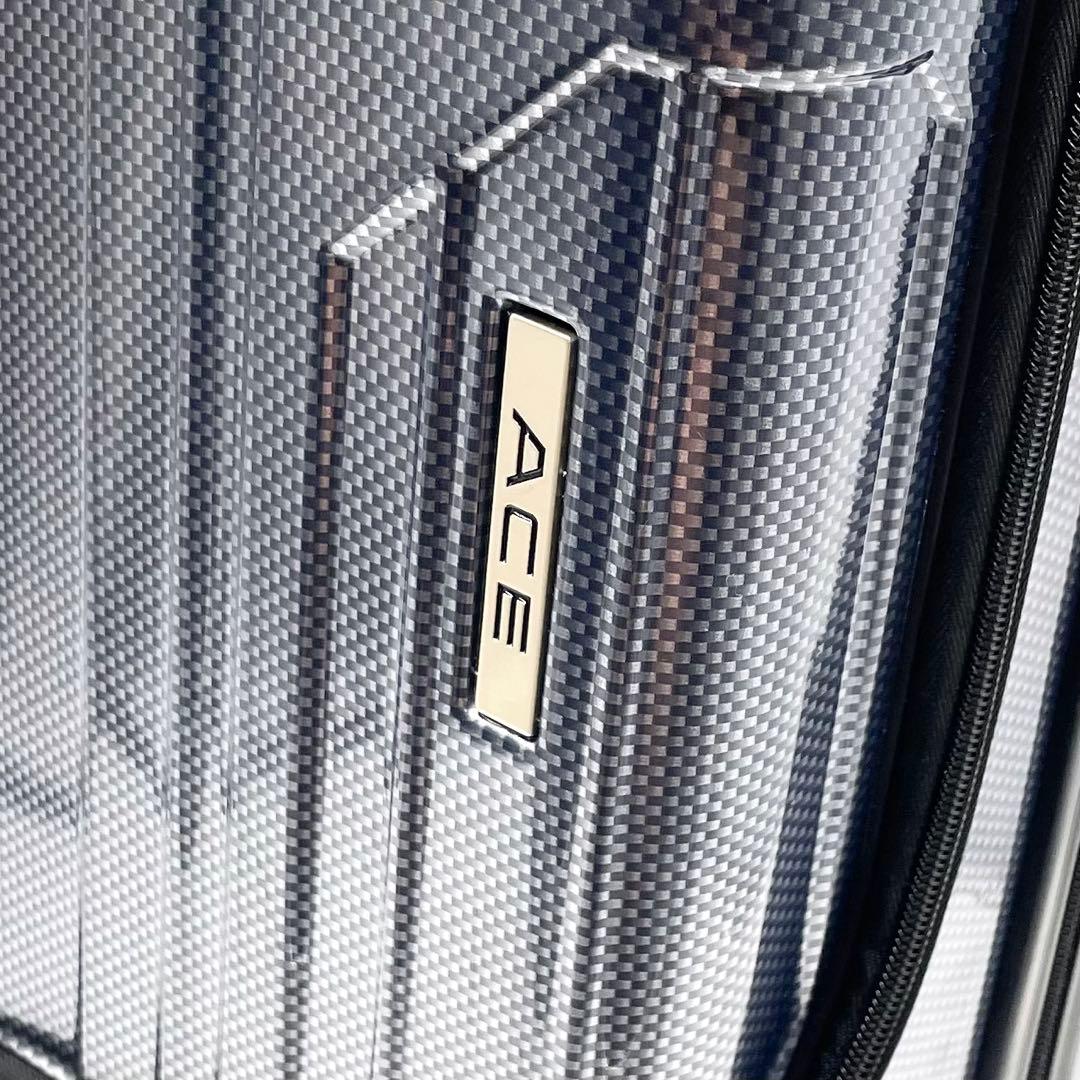 【美品】エース プリズム スーツケース 4輪 33L 機内持ち込み可 ネイビー