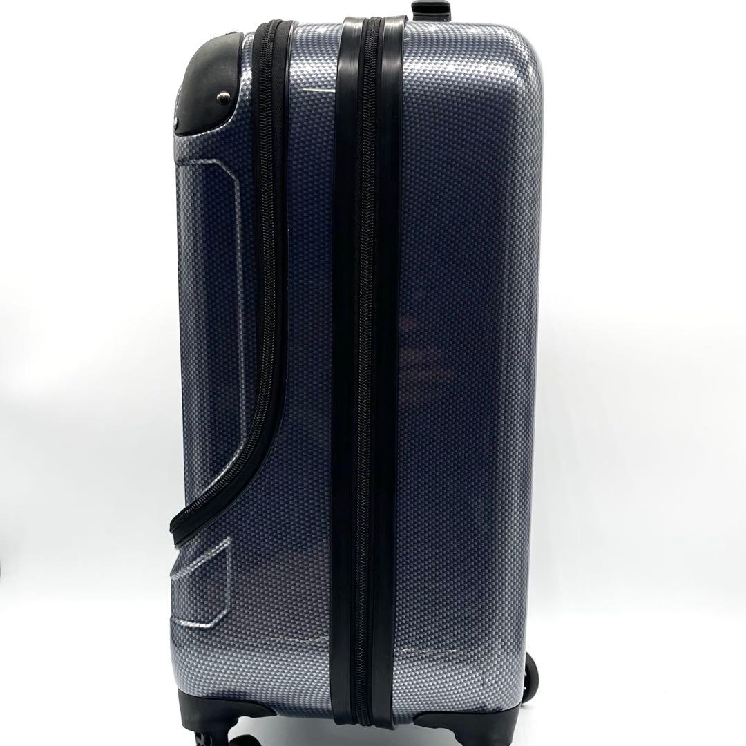 【美品】エース プリズム スーツケース 4輪 33L 機内持ち込み可 ネイビー