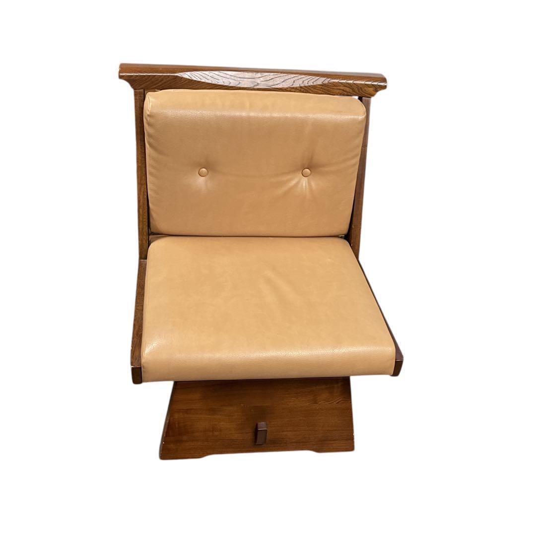 北欧カリモク 木挽天然木 ダイニングチェア 木製椅子 アームレスチェア1脚