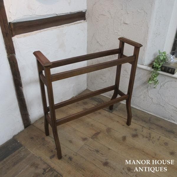 イギリス アンティーク 家具 タオルハンガー タオル掛け 英国 6899d