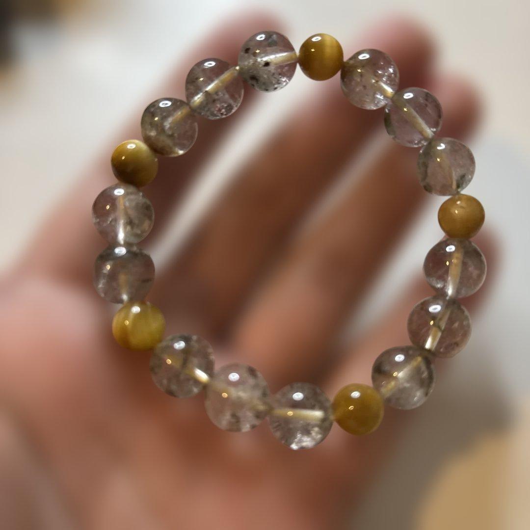 ゴールドタイガーアイとガーデンクオーツたん！不思議！