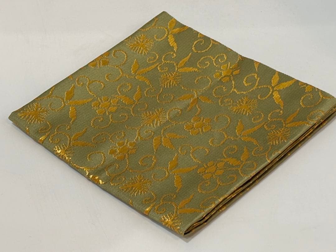 茶道具 土田友湖 松竹梅唐草金蘭 出帛紗 帛紗 共箱