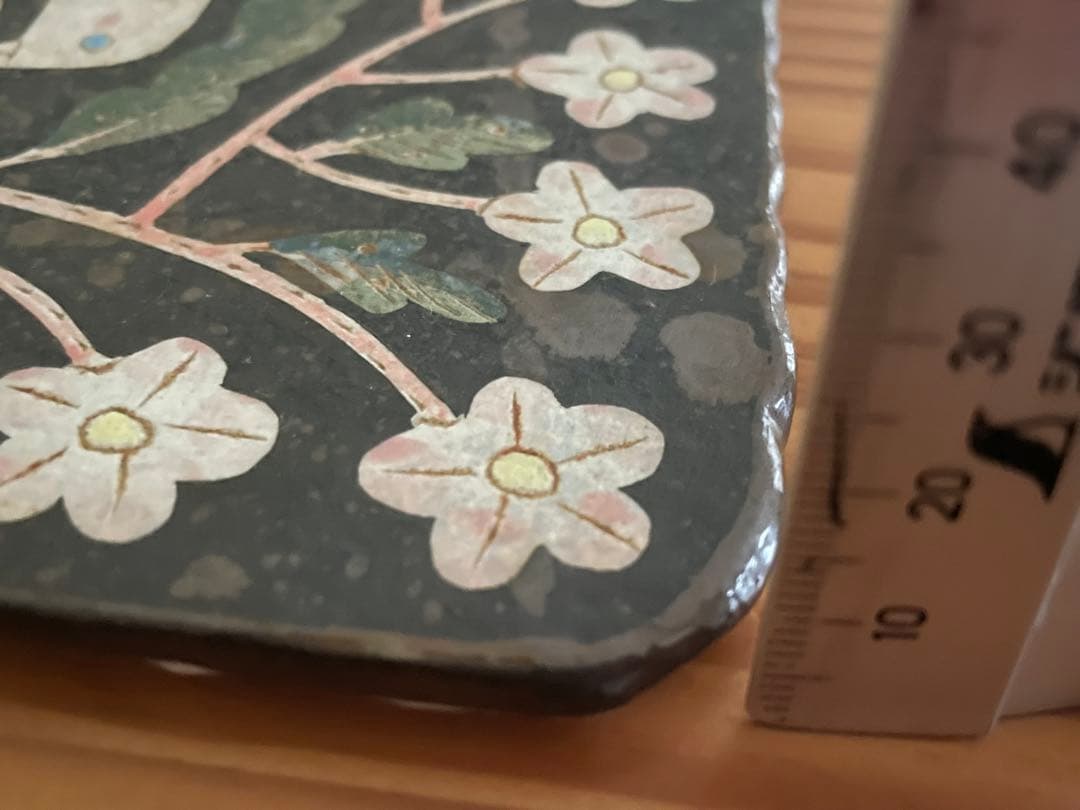 まむページ　ポストカード付 鹿児島睦　陶板　一点物　陶芸家　ハンドワーク