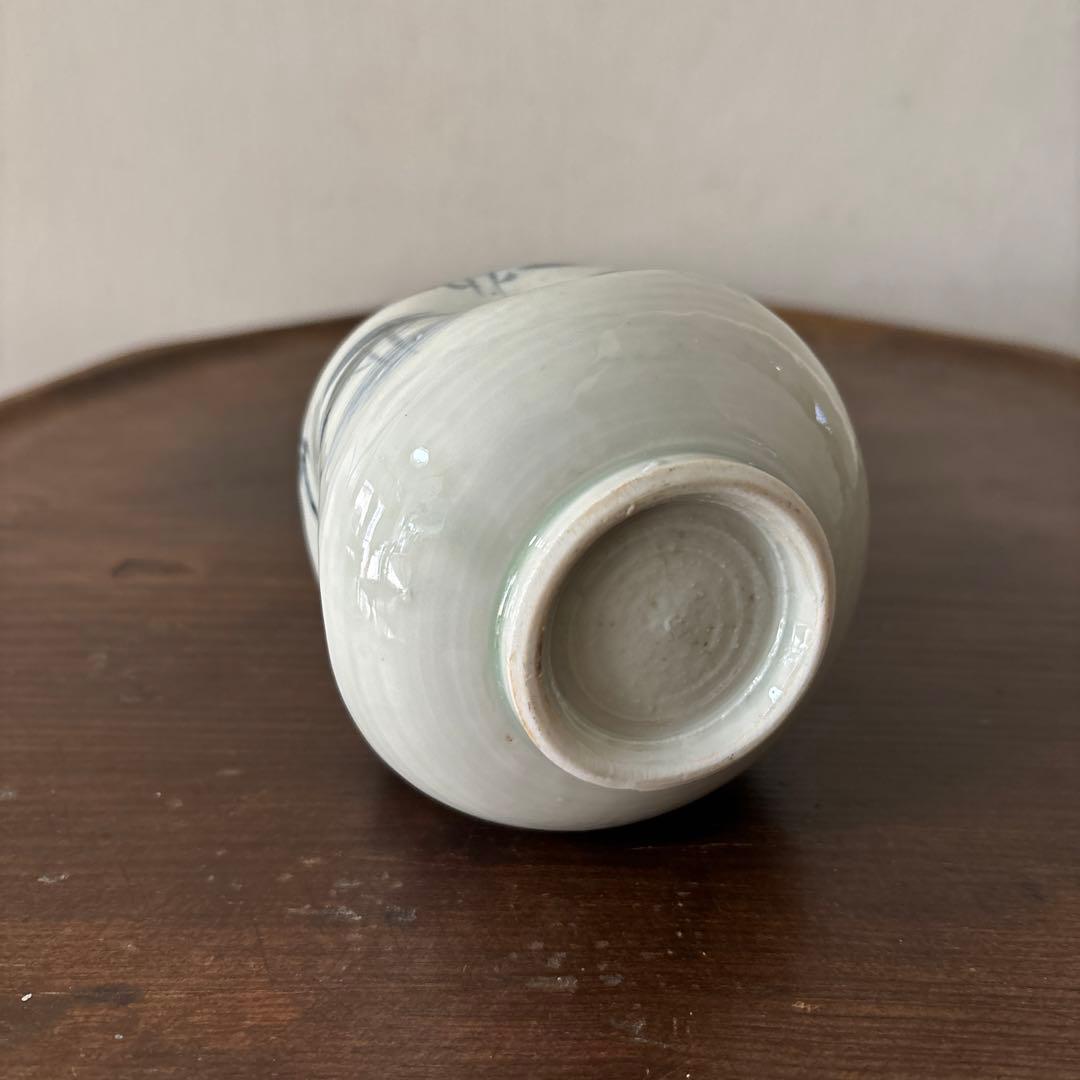 古伊万里　平戸　染付阿古陀徳利　三川内焼　花器　古道具　アンティーク　検:李朝