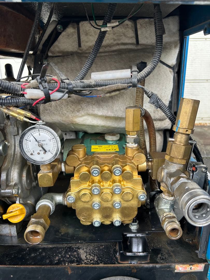 K3 ★ツルミHPJ-5ESM高圧洗浄機防音ガン・高圧ホース・給排水ホースセット