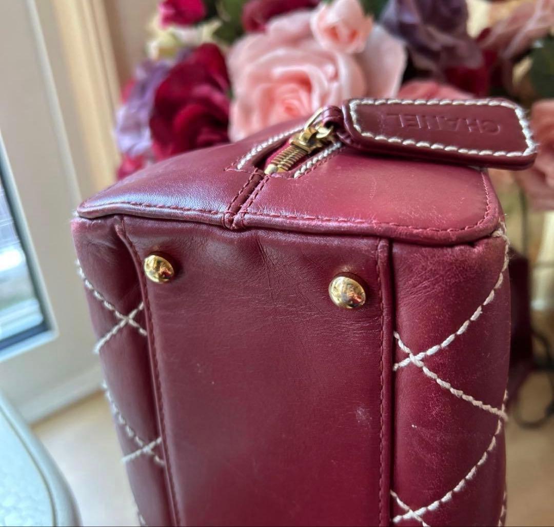 シャネル　ワイルドステッチ　ハンドバック