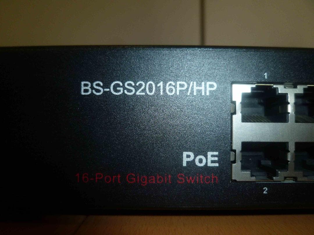 BUFFALO BS-GS2016P/HP PoE+ 大容量384W Giga