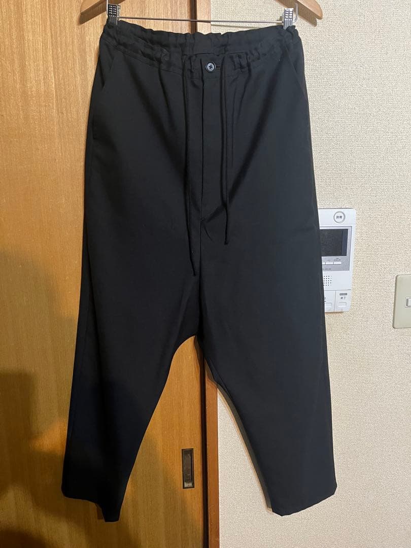 Ground Y ギャバジン サルエルパンツ ブラック 1 yohji