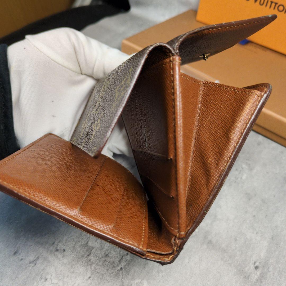 LOUIS VUITTON モノグラム ポルトモネビエカル クレディWホック財布