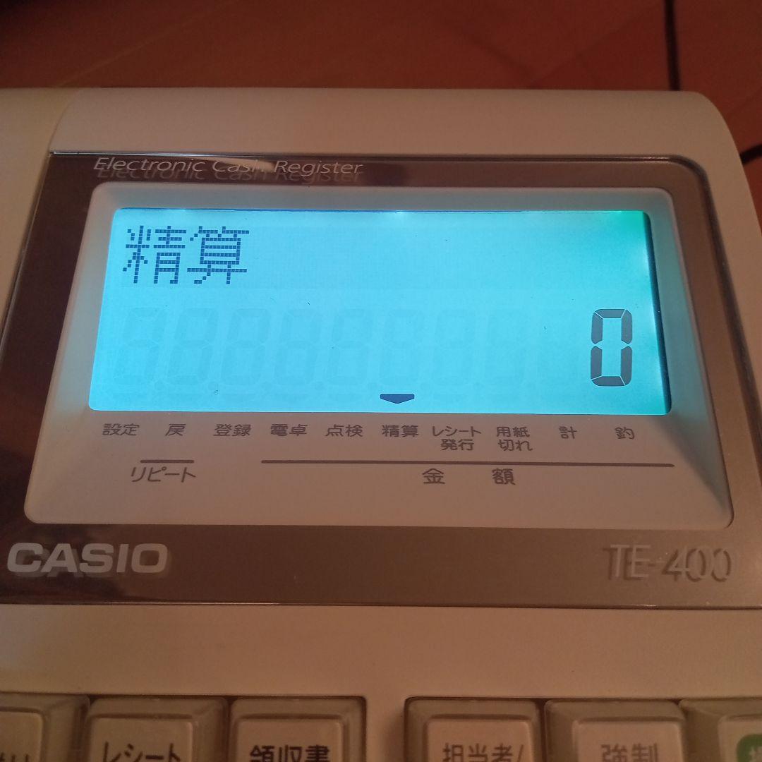 ✨️ CASIO カシオ　電子レジスター　TE-400 ✨️