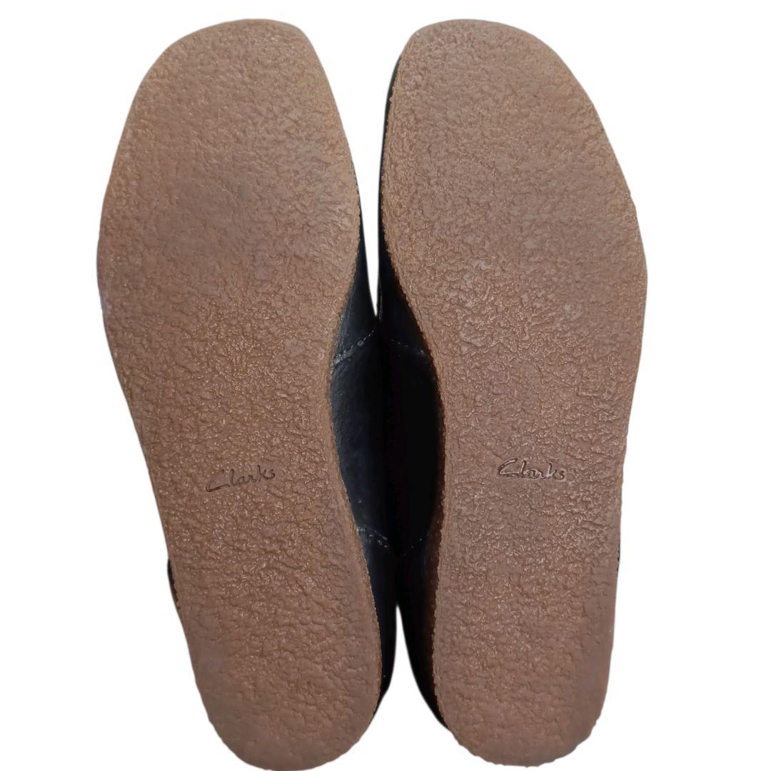 ✨Clarks Shacre2 Run 本革 ワラビー ブーツ 黒 UK6