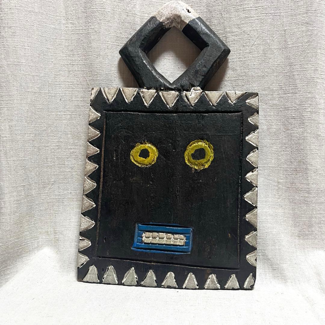 ガーナ購入 バウレ族 コートジボワール プレプレマスク 仮面 アフリカ ②