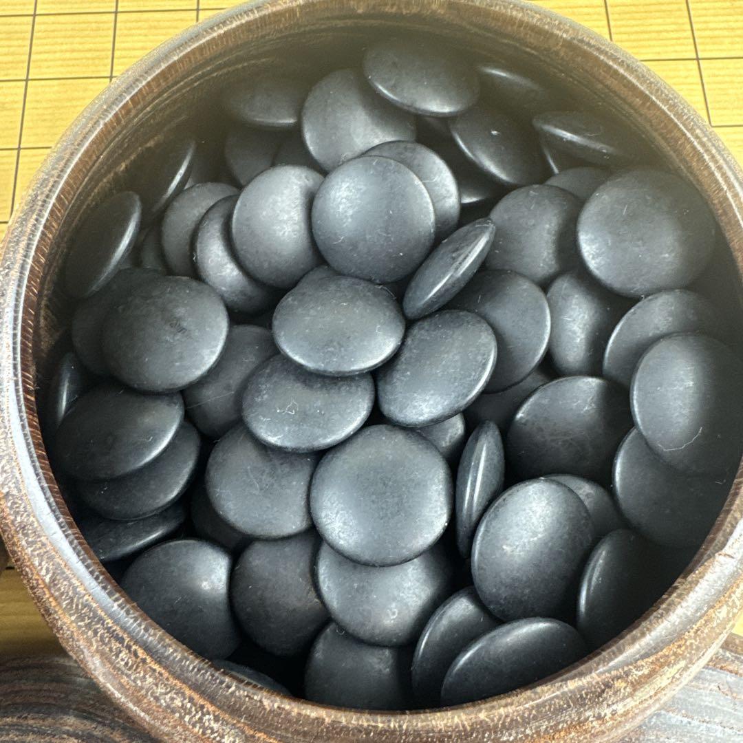 天地柾　囲碁盤 19路盤 碁石　蛤　雪印