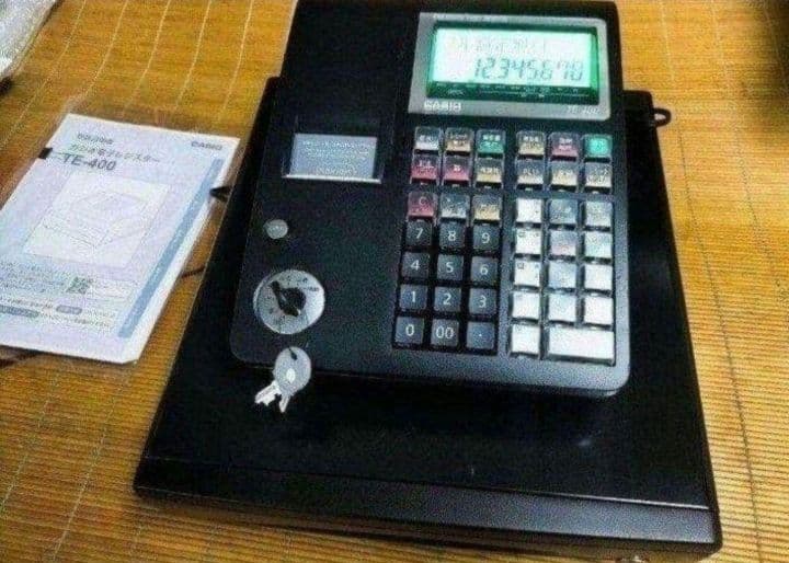 カシオレジスター　TE-400　フル設定無料　PC連携売上管理　0808400