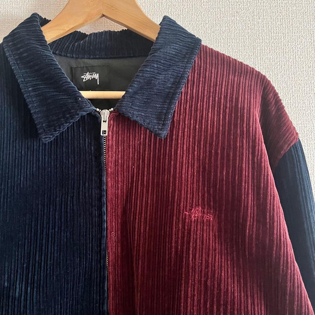 stussy mix up cord jaket ステューシー コーデュロイ L