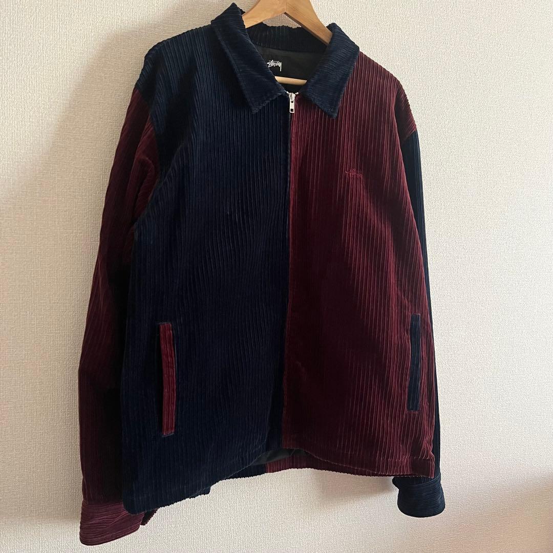 stussy mix up cord jaket ステューシー コーデュロイ L
