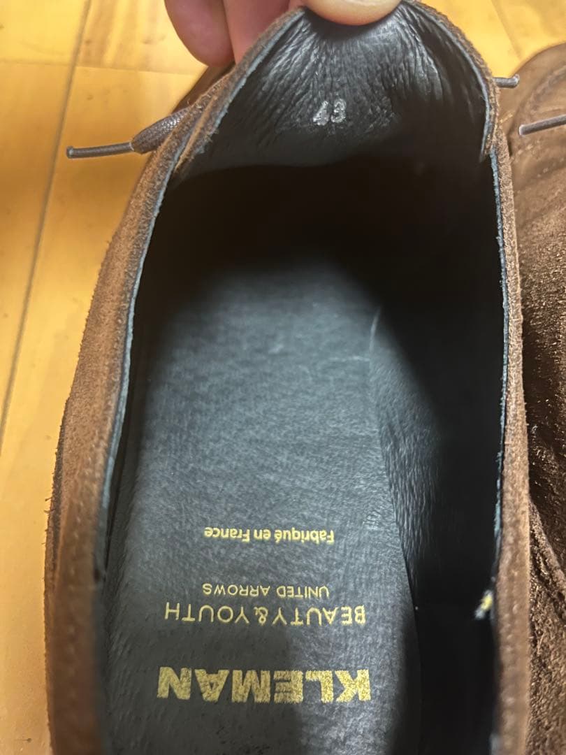 kleman FRODA ユナイテッドアローズ 43 パラブーツ シャンボード